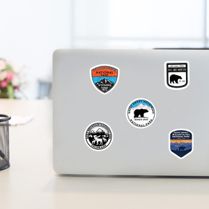 50 miếng dán chống thấm nước núi <span class=keywords><strong>zion</strong></span> công viên quốc gia miếng dán chống thấm nước ngoài trời cho máy tính xách tay Graffiti 3D - Product Image 5