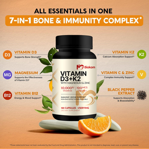 ביוקום סיטונאי תווית פרטית 10000iu ויטמין <span class=keywords><strong>d3</strong></span> k2 כמוסות עם מגנזיום, בריאות העצם שריר החיסון אבץ עבור גברים & נשים - Product Image 6