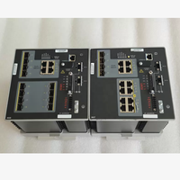 IE-4000-8GS4G-E IE-4000-8GT4G-E Switch Industri Terkelola Lapisan 3 8 Port Gigabit SFP RJ45 Switch Jaringan Tangguh untuk Rel DIN