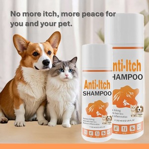 Shampoo anti-démangeaisons pour chiens et chats, respectueux de l'environnement, Pevet, action rapide, soulage les démangeaisons cutanées, réduit la perte de poils, les taches rouges, réduit l'inflammation - Product Image 3