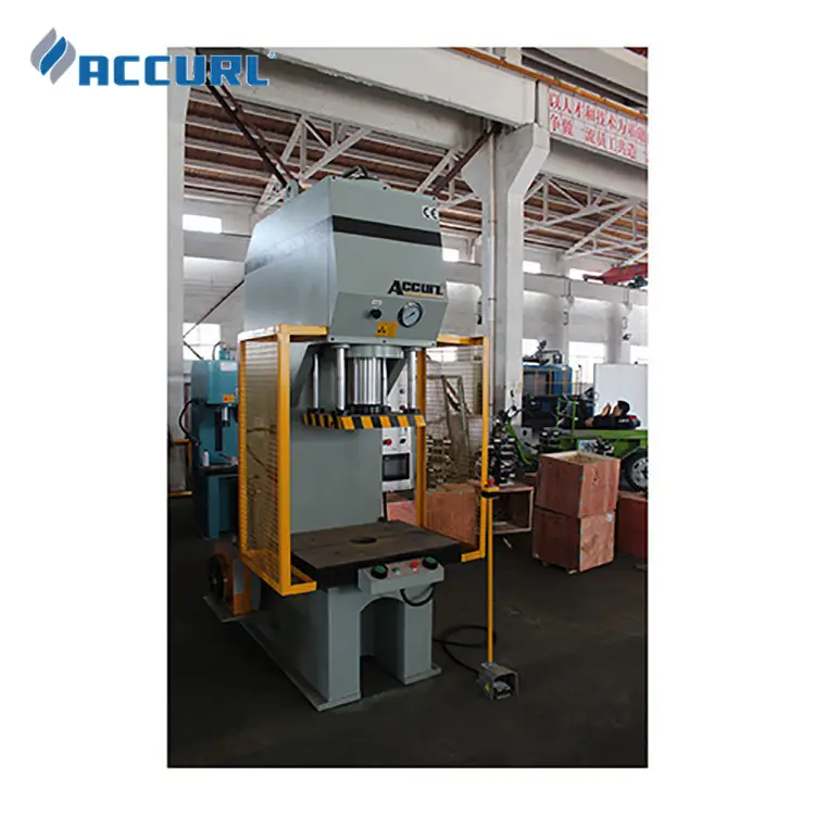factory customized 100 tons single column hydraulic press CNC speed increasing forming press well designed