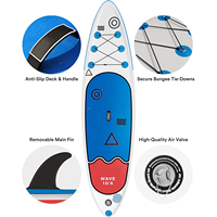 Offre Spéciale Sports Nautiques Softboard Surf Gonflable Sup Board Planches de Surf Stand up Paddle Board