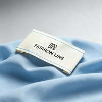 Étiquettes tissées en papier personnalisées pour vêtements, chaussures et sacs - Étiquettes personnalisées écologiques avec couleurs et logo sur mesure