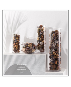Meilleur vendeur maison arbre <span class=keywords><strong>de</strong></span> <span class=keywords><strong>noël</strong></span> décor pomme <span class=keywords><strong>de</strong></span> pin coton cannelle fleurs sèches usine en gros - Product Image 6