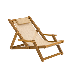 Nouvel ensemble de meubles de plage imperméables pour jardin, chaises pliantes à trois positions réglables, camping en plein air - Product Image 3