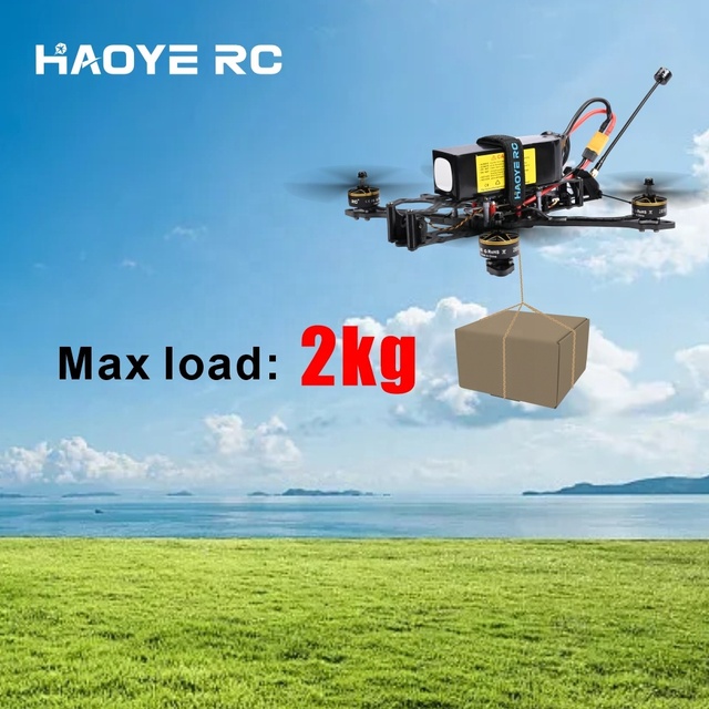 Haoye RC FPV 7 Inch Racing Drones with Caddx Ratel2 Camera Heavy Payload Long Time Flight Brushless Motor Remote Control