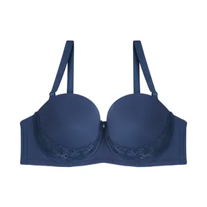 Binnys Ladies Removable Strapless Bra (D And E Cup )