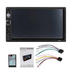 Xe Video 2 DIN đài phát thanh xe 7.0 inch LCD màn hình cảm ứng Auto Stereo USB AUX bánh xe điều khiển gương liên kết 7010B <span class=keywords><strong>MP5</strong></span> Máy nghe nhạc - Product Image 6