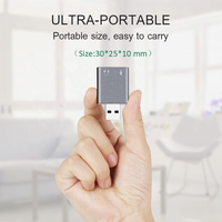 Adaptador de Sonido Estéreo Externo USB con Conector de Micrófono y Auriculares de 3.5mm para Windows, Mac, Linux, PC, Laptops, Computadoras de Escritorio y PS4