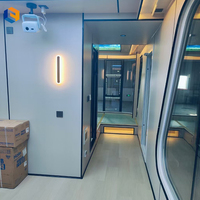 Maison en conteneur préfabriquée Villa d'hôtel capsule avec expédition mobile Chambre à coucher minuscule sous forme préfabriquée