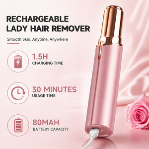 Épilateur électrique pour le visage et les lèvres, éliminateur de poils de vison avec lumière, rasoir facial indolore pour femmes - Product Image 6