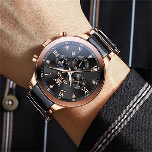   Reloj de Lujo para Hombre 7004, con Logotipo Personalizado ODM, Resistente al Agua, Luminoso, Clásico, de Cerámica, de Cuarzo, para Caballero - Product Image 3