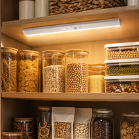 Lumière LED pour armoire de cuisine moderne de haute qualité, rechargeable par USB, à commande tactile, 3 couleurs, avec détecteur de mouvement