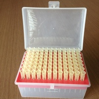 Pointes pour pipette avec filtre stérile, 1 pièce, BENOYLAB, 96 ustensiles, 100/200ul, jaune