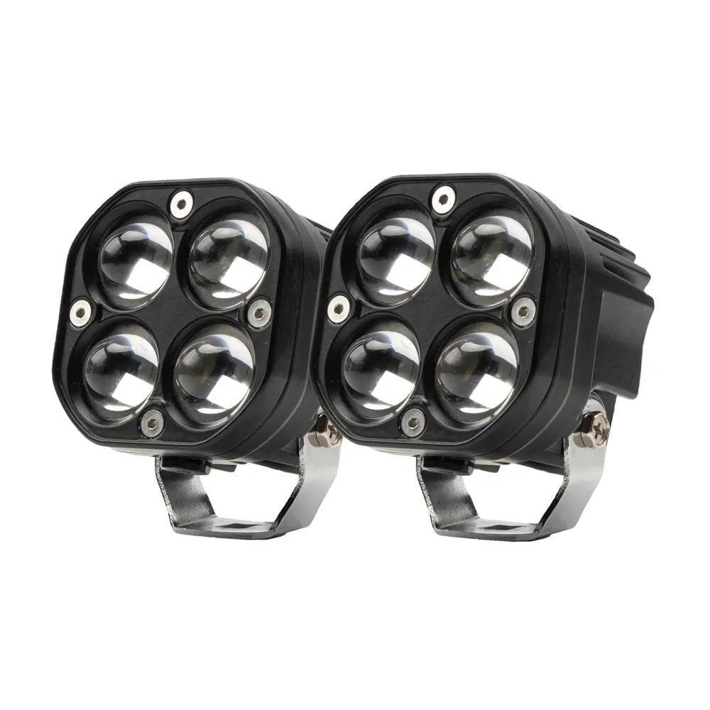 40W high power LED Spotlights 3 inch Dual Color Fog Lamp H/L Beam ATV Car Motorcycle Truck Driving Running Lights