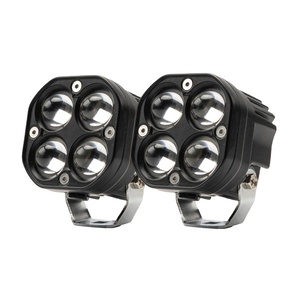 Projecteurs LED haute puissance 40W 3 pouces <span class=keywords><strong>lampe</strong></span> antibrouillard bicolore faisceau H/L ATV voiture moto camion conduite feux de course - Product Image 1