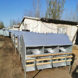 Fabbrica a buon mercato raccolta automatica scatole di nidificazione di pollo nidificazione strati di uova rotolare via uova nido - Product Image 2