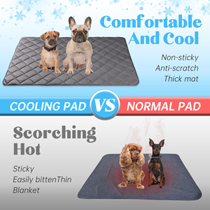 Breathable <b>Cooling</b> Pet Mat with Quilted Design and Portable Feature for Dogs Cats Summer Comfort - Product Image 3