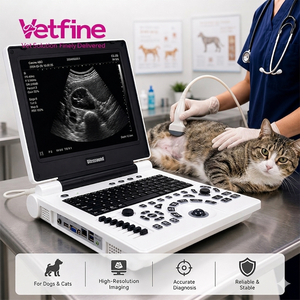 Dispositivo Veterinario, Instrumentos Médicos, Sonda Veterinaria, Escáner Portátil, Máquina de Ultrasonido Blanco y Negro - Product Image 1