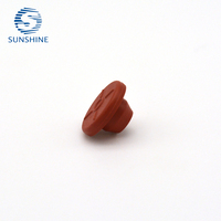 Bouchon de flacon pharmaceutique stérile en caoutchouc butyle antibiotique de 13 mm, anti-fuite, à sertir, pour flacon en verre à injection
