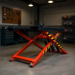 Elevador de Autos Portátil, Capacidad de 6000 lb, Elevador Hidráulico de Tijera de 48 Pulgadas, Liberación de Bloqueo de un Solo Punto, Elevador Automotriz - Product Image 2