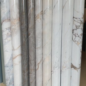 Roll <span class=keywords><strong>Film</strong></span> <span class=keywords><strong>PVC</strong></span> Marmer Berkualitas Tinggi Tebal 0.14mm <span class=keywords><strong>Film</strong></span> Dekoratif <span class=keywords><strong>PVC</strong></span> Marmer - Product Image 5