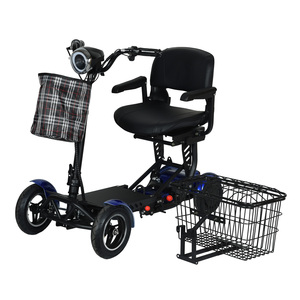 Scooter Eléctrico Plegable de Cuatro Ruedas de Alta Calidad, Doble Suspensión, Doble Motor, Carga Máxima de 120 kg, Impermeable, Venta al Por Mayor en China - Product Image 1