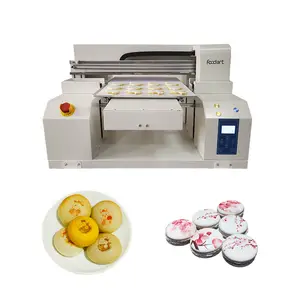 Fabriek Directe Verkoop Dtg Food Printing Cmykw Cake Chocolade Candy Latte 1800 Printer Machine Voor Koffie