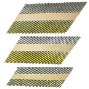 30 градусов HD гальванизированные стальные импульсные ногти 2-<span class=keywords><strong>3</strong></span>/4X0,113 с кольцевым хвостовиком бумажная лента каркасные ногти бумажные складные ногти - Product Image 2