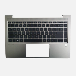 Conjunto de teclado de cubierta superior con reposamanos para portátil, plateado, para HP Probook <span class=keywords><strong>640</strong></span> <span class=keywords><strong>G8</strong></span> - Product Image 1