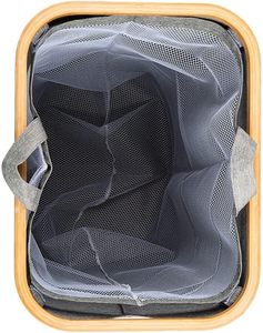 Stylish <b>Large</b> Oxford Cloth Folding Laundry Hamper Foldable Straw <b>Basket</b> Eco-Friendly Sewing Clothes <b>Storage</b> Convenient Elegant - Product Image 4