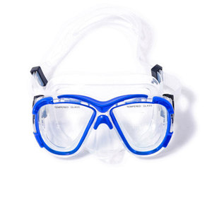 Masque de plongée à double lentille en verre trempé, silicone liquide, pour adultes, sports nautiques - Product Image 2