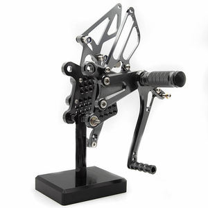 Aluminium Moto Arrière Set Repose-pieds Repose-pieds Levier De Changement De Vitesse Pied Peg Pédale Pour <span class=keywords><strong>Kawasaki</strong></span> <span class=keywords><strong>Ninja</strong></span> <span class=keywords><strong>ZX6R</strong></span> ZX636 <span class=keywords><strong>2009</strong></span> <span class=keywords><strong>2009</strong></span>-2022 2021 - Product Image 6