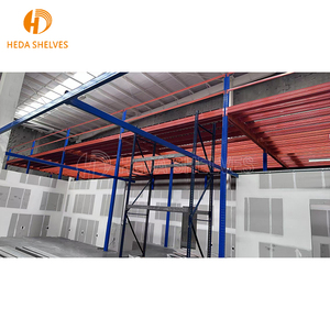Heavy Duty lưới đa Tier hỗ trợ tầng lửng với cầu thang thép công nghiệp kho tầng nền tảng Pallet Kệ hệ thống - Product Image 2