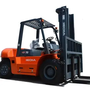 Diesel Container Forklift With CE ISO Certification 5T To 12T Load Capacity For Retail Manufacturing Plant And Farm Use
