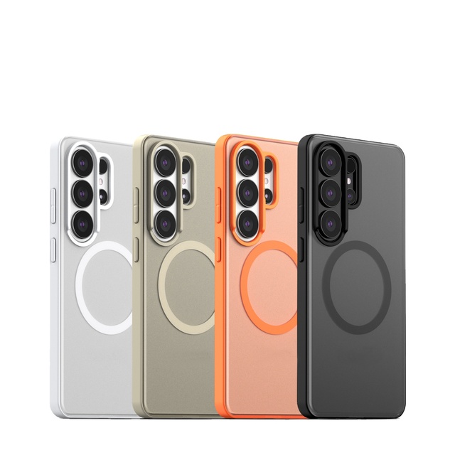 For Samsung S26 Ultra Magnetic Phone Case Skin Feel High-Quality Luxury Style Simple Phone Case