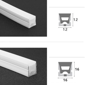 Tira de LED de Silicona de 12V 24V, Luz LED de Neón Flexible Blanca Cálida Empotrada, Tubo de Silicona de Neón Flexible - Product Image 4