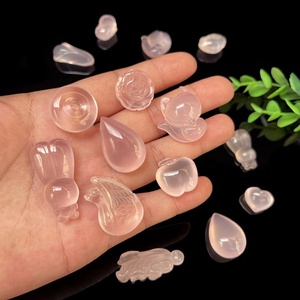 Cisne <span class=keywords><strong>de</strong></span> piedra natural tallado cristales curativos Corazón <span class=keywords><strong>de</strong></span> <span class=keywords><strong>cuarzo</strong></span> rosa favores <span class=keywords><strong>de</strong></span> la boda recuerdo joyería <span class=keywords><strong>de</strong></span> cristal - Product Image 2