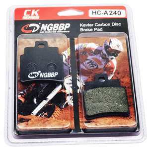 Plaquettes de frein pour scooter organique noir de la série NGBBP CK FA355 pour KYMCO Grand <span class=keywords><strong>Dink</strong></span> 250/KXR 250/Mongoose Quad Urban Quad 250/Maxxer - Product Image 1