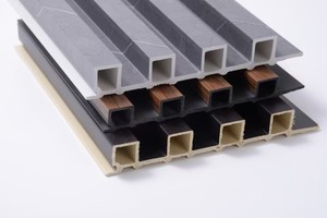 Modern WPC Laminated Wood Plastic Wallboard for <strong>Interior</strong> Decoration Villa <strong>Halls</strong> Dining Rooms-Discounts Bedroom Bathroom Hospital - Product Image 2