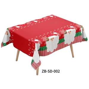 Supplies Disposable <strong>Plastic</strong> <strong>Table</strong> Cover Merry Christmas Water Proof Oil-proof <strong>Table</strong> <strong>Clothes</strong> - Product Image 5