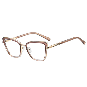 MS 82294 2025 Nuevas monturas de anteojos TR90 + Gafas ópticas de metal Bloqueo de luz azul Gafas graduadas personalizadas Lunettes De Luxe - Product Image 4