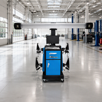 Machine d'alignement de roues 3D portable de type cabine, haut de gamme, industrielle, pour l'entretien des pneus de véhicules, modèles mondiaux disponibles