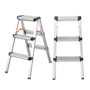 <span class=keywords><strong>Escalera</strong></span> plegable de aluminio de 2 <span class=keywords><strong>metros</strong></span>, pequeña <span class=keywords><strong>escalera</strong></span> plegable, tijeras - Product Image 2