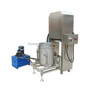 Commercial cold press hydraulic fruit juice press equipmeny / hydraulic vegetable juicer machine for sale