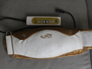 Vita e corpo massaggiatore cintura grasso spargitore per ventre addome cosce e polpacci calore comprime e tecnologia di vibrazione - Product Image 6
