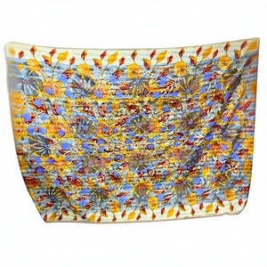 Funda de Sofá Tradicional Bordada a Mano, Floral Suzani Kantha, No Tejida, 100% Algodón, Transpirable, de Peso Medio - Product Image 4