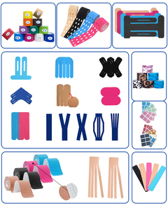 Cinta de Kinesiología Deportiva de Algodón, Resistente al Agua y al Sudor, con Impresión Personalizada <span class=keywords><strong>en</strong></span> Varios Tamaños, para Atletas - Product Image 5