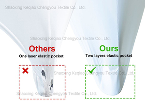 Toptan Housse de chachabeyaz altın siyah çok renkler streç düğün ziyafet olaylar Spandex sandalye kapakları - Product Image 3