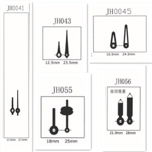 Aiguilles d'<span class=keywords><strong>horloge</strong></span> courtes en métal <span class=keywords><strong>pour</strong></span> heures et minutes - Product Image 5